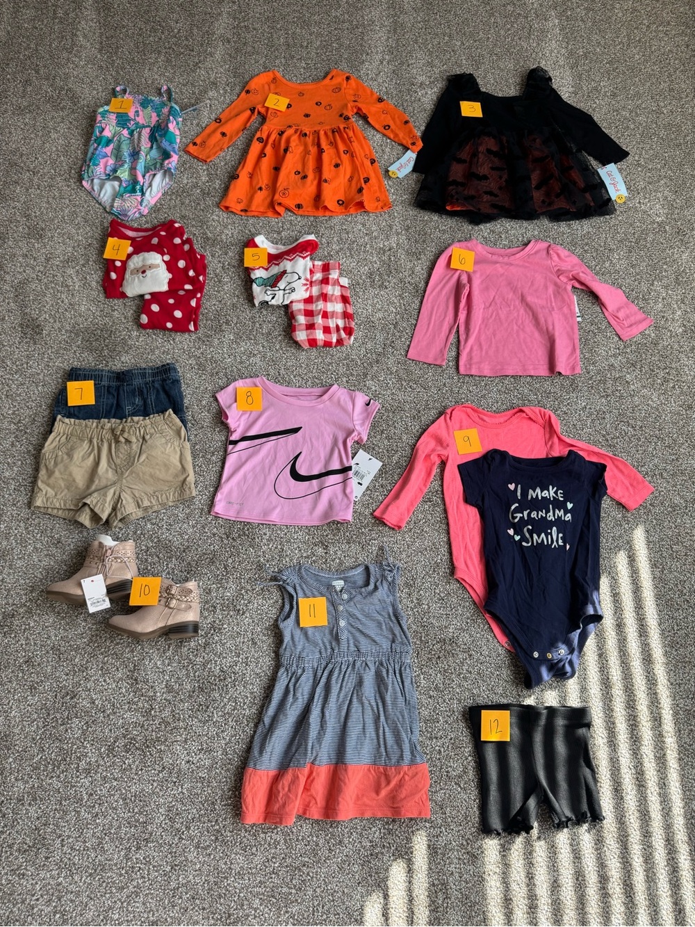 Cat and Jack Carters Old Navy Clothing Lot size 18m